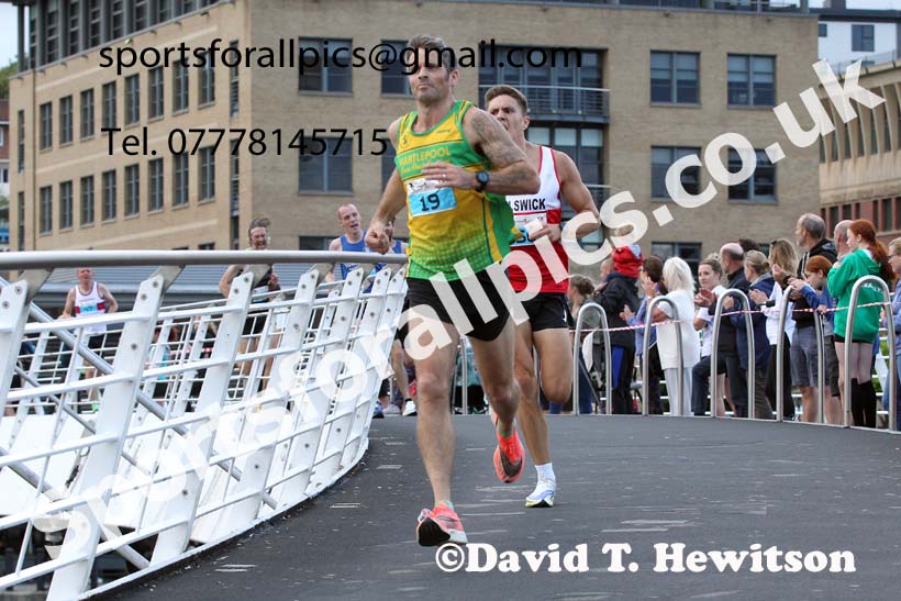 Quayside 5k Road Race, Newcastle/Gateshead, 2021, August 11th. Photo: David T. Hewitson/Sports for All Pics